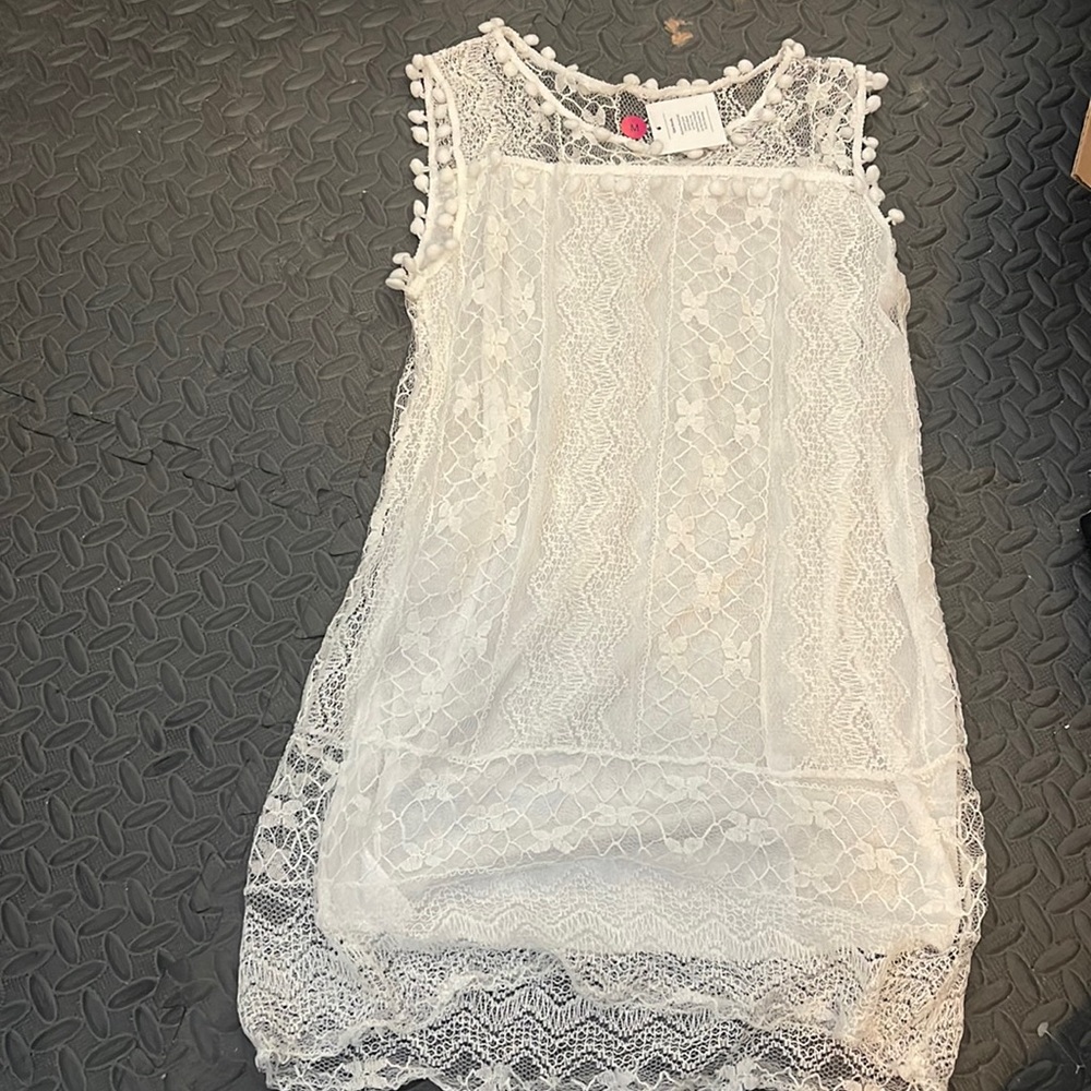 Boho Beach Hut white dress